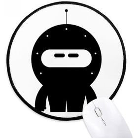 Dıythinker Evren Alien Canavar Robot Yuvarlak Kaymaz Mouse Pad