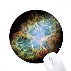 Dıythinker Evren Uzay Gizemli Nebula Baskılı Yuvarlak Kaymaz Kauçuk Mouse Pad