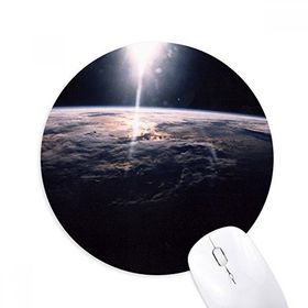 Dıythinker Evren Uzay Gizemli Yıldız Anten Baskılı Yuvarlak Kaymaz Kauçuk Mouse Pad