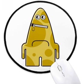 Dıythinker Evren Uzaylı Canavar Sarı Canavar Yuvarlak Kaymaz Mouse Pad