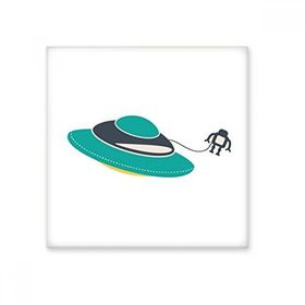 Dıythinker Evren Uzaylı Canavar UFO Seramik 10x10 cm Seramik Karo