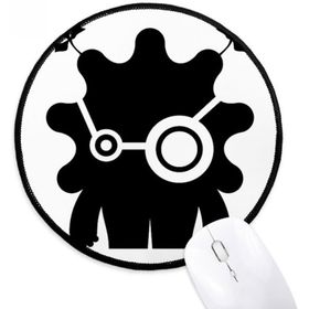 Dıythinker Evren Uzaylı ve Canavar Alien Yuvarlak Kaymaz Mouse Pad
