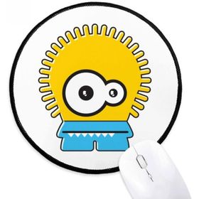 Dıythinker Evren Uzaylı ve Canavar Sarı Alien Yuvarlak Kaymaz Mouse Pad