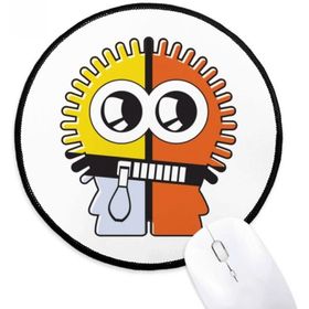 Dıythinker Evren ve Alien Tricolor Alien Yuvarlak Kaymaz Mouse Pad