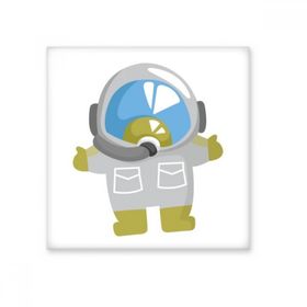 Dıythinker Evren ve Uzaylı Güzel Astronot 10x10 cm Seramik Karo