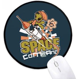 Dıythinker Evren ve Uzaylı Uzay Yürüyüşü Yuvarlak Kaymaz Mouse Pad