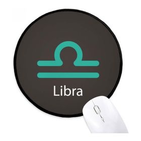 Dıythinker Eylül Ekim Terazi Takımyıldızı Yuvarlak Kaymaz Mouse Pad