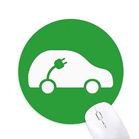 Dıythinker Fiş Enerji Araçları Çevreyi Korur Baskılı Yuvarlak Kaymaz Kauçuk Mouse Pad