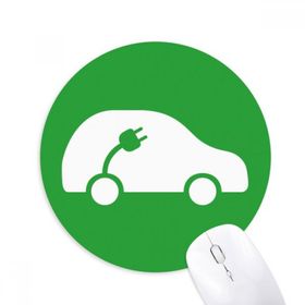 Dıythinker Fiş Enerji Araçları Çevreyi Korur Baskılı Yuvarlak Kaymaz Kauçuk Mouse Pad