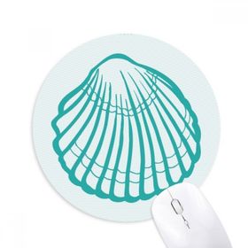 Dıythinker Fisto Deniz Yaşamı Yeşil İllüstrasyon Baskılı Yuvarlak Kaymaz Kauçuk Mouse Pad