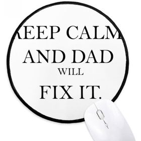 Dıythinker Fix It Baba Festivali Alıntı Yuvarlak Kaymaz Mouse Pad