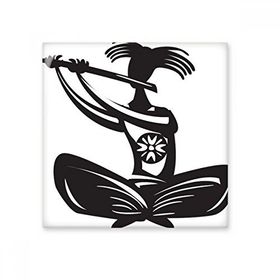 Dıythinker Flute Celebrate Silhouette Meksika 20x20 cm Seramik Karo