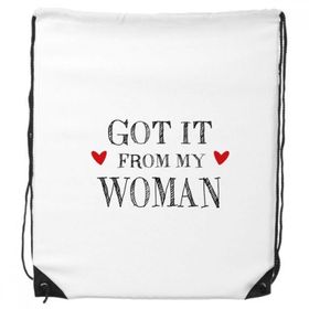 Dıythinker For My Woman It From My Man Sevgililer Günü Hediyesi İpli Sırt Çantası
