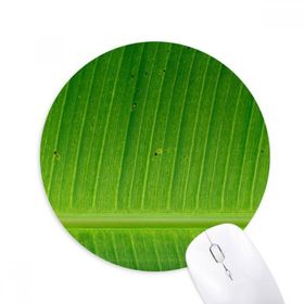 Dıythinker Fotoğraf Muz Yaprağı Resim Doğa Baskılı Yuvarlak Kaymaz Kauçuk Mouse Pad