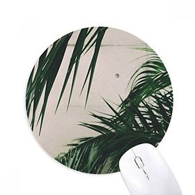 Dıythinker Fotoğrafçılık Yaprak Bitki Resmi Doğa Baskılı Yuvarlak Kaymaz Kauçuk Mouse Pad