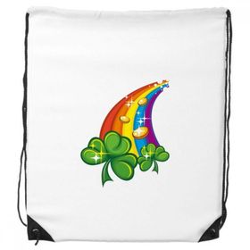 Dıythinker Four Leaf Clover Gökkuşağı İrlanda St Patrick Günlük Sırt Çantası