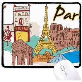 Dıythinker Fransa Paris Eyfel Kulesi Suluboya Kaymaz Mouse Pad