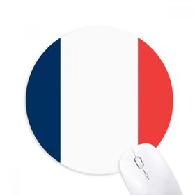 Dıythinker Fransa Ulusal Bayrağı Avrupa Ülke Baskılı Yuvarlak Kaymaz Kauçuk Mouse Pad
