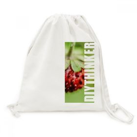 Dıythinker Fresh Berry Resim Doğa Fotoğrafı Kanvas İpli Sırt Çantası