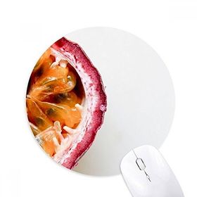 Dıythinker Fresh Passion Tropik Meyve Resmi Baskılı Yuvarlak Kaymaz Kauçuk Mouse Pad