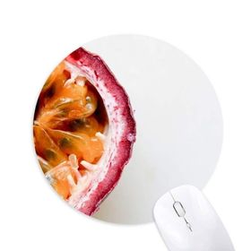 Dıythinker Fresh Passion Tropik Meyve Resmi Baskılı Yuvarlak Kaymaz Kauçuk Mouse Pad