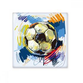 Dıythinker Futbol Spor Boyalı Seramik 10x10 cm Seramik Karo