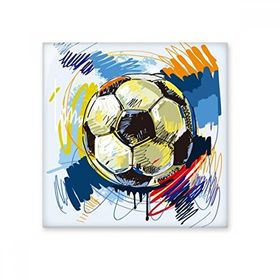 Dıythinker Futbol Spor Boyalı Seramik 10x10 cm Seramik Karo