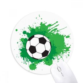 Dıythinker Futbol Sporları Metin Baskılı Yuvarlak Kaymaz Kauçuk Mouse Pad