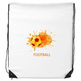 Dıythinker Futbol turuncu Spor İpli Sırt Çantası