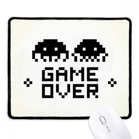 Dıythinker Game Over Little Monster Pixel Kaymaz Siyah Başlıklı Kenarlar