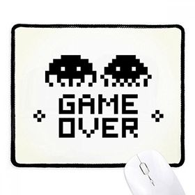 Dıythinker Game Over Little Monster Pixel Kaymaz Siyah Başlıklı Kenarlar