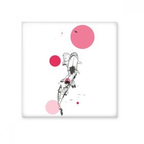 Dıythinker Geleneksel Çift Çin Balık 10x10 cm Seramik Karo