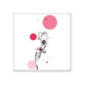 Dıythinker Geleneksel Çift Çin Balık 10x10 cm Seramik Karo