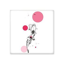 Dıythinker Geleneksel Çift Çin Balık 10x10 cm Seramik Karo