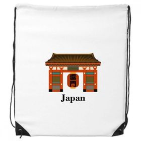 Dıythinker Geleneksel Japon Çin Yerel Tapınağı İpli Sırt Çantası