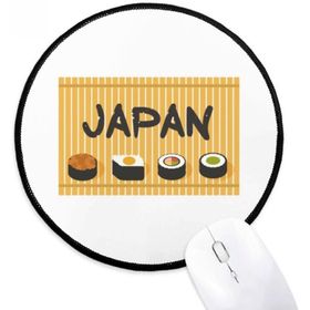 Dıythinker Geleneksel Japon Suşi Cruisine Yuvarlak Kaymaz Mouse Pad