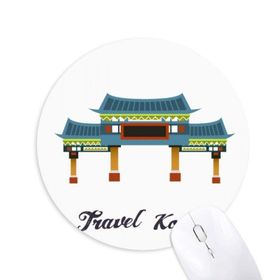 Dıythinker Geleneksel Kemer Kore Baskılı Yuvarlak Kaymaz Kauçuk Mouse Pad
