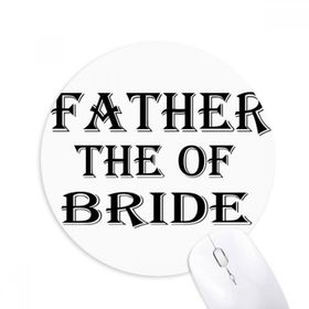 Dıythinker Gelin Babalar Festivali Baskılı Yuvarlak Kaymaz Kauçuk Mouse Pad