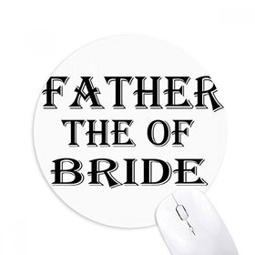 Dıythinker Gelin Babalar Festivali Baskılı Yuvarlak Kaymaz Kauçuk Mouse Pad