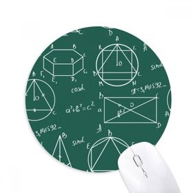 Dıythinker Geometrik Matematiksel Formül Calculus Baskılı Yuvarlak Kaymaz Kauçuk Mouse Pad