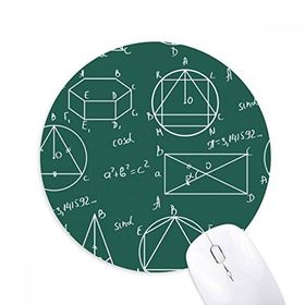 Dıythinker Geometrik Matematiksel Formül Calculus Baskılı Yuvarlak Kaymaz Kauçuk Mouse Pad
