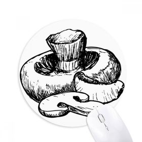 Dıythinker Gerçekçi Swamm Çizgi İllüstrasyon Desen Baskılı Yuvarlak Kaymaz Kauçuk Mouse Pad