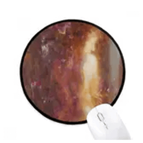 Dıythinker Geri Güzellik XJJ Yağlıboya Yuvarlak Kaymaz Mouse Pad