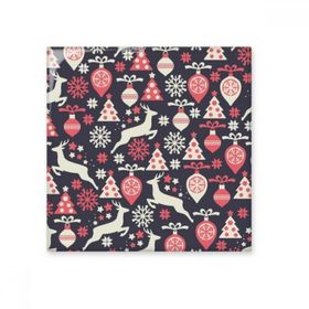 Dıythinker Geyik Noel Ağacı Hediye Seramik Biske Fayans 20x20 cm Seramik Karo