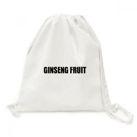 Dıythinker Ginseng Meyve İsmi Gıdalar Kanvas İpli Sırt Çantası