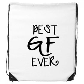 Dıythinker Girlfriend Love Best Gf Ever Sevgililer Günü Sözleri İpli Sırt Çantası