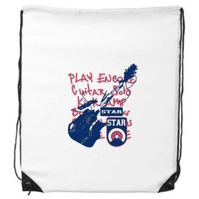 Dıythinker Gitar Müzik Enstrümanı Doodle Desenli Sırt Çantası