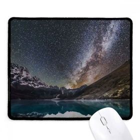 Dıythinker Glacier Lake Gözlemlemek Yıldız Galaxy Desen Kaymaz Mouse Pad