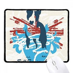 Dıythinker Graffiti Sokak Kırmızı Mavi Sanat Illüstrasyon Desen Kaymaz Mouse Pad