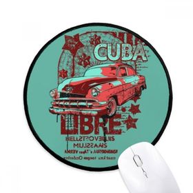 Dıythinker Graffiti Sokak Kırmızı Yeşil Araba Desen Yuvarlak Kaymaz Mouse Pad